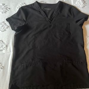 Women’s Mandala scrub set, black